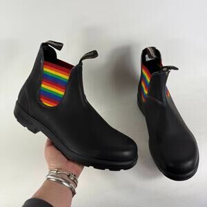 Blundstone Originals 2105 Chelsea Boots Men's 12 Black Rainbow Pull-On Shoes